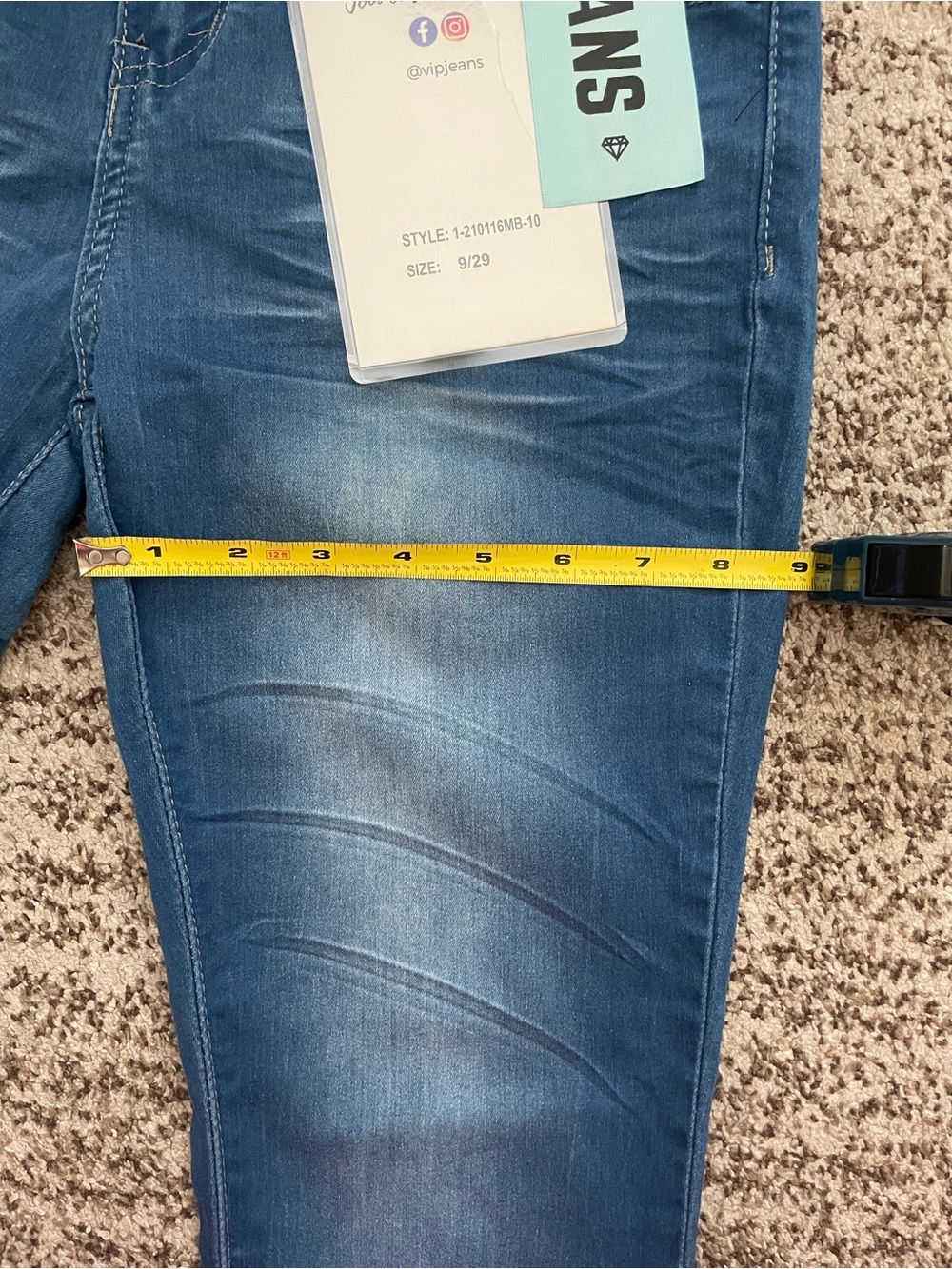 VIP JEANS SIZE 9/29 - Picture 6 of 6